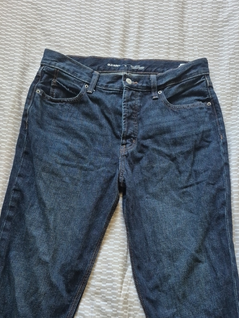 Old Navy High Rise Slouchy Straight Jeans size 10